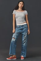 Maeve Off-The-Shoulder Smocked Top
