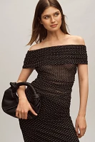 Maeve Off-The-Shoulder Mesh Top