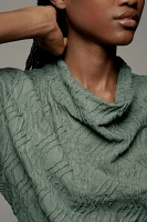 By Anthropologie Textured Funnel-Neck Top