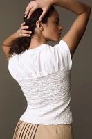 Maeve Smocked Muscle Top
