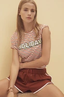 KULE Modern Holiday Striped Tee