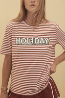 KULE Modern Holiday Striped Tee