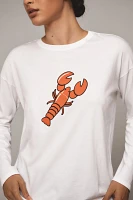 KULE The Boyfriend Lobster Long-Sleeve Tee