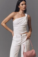 By Anthropologie One-Shoulder Twisted Knit Top