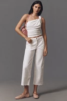 By Anthropologie One-Shoulder Twisted Knit Top