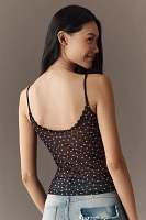 Maeve Lace-Trim Scoop-Neck Tank