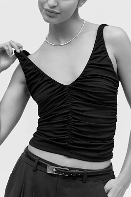 Susana Monaco Gathered Front Tank