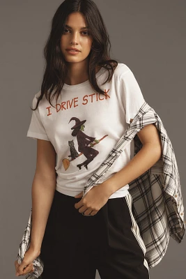 Unfortunate Portrait I Drive Stick Graphic Tee