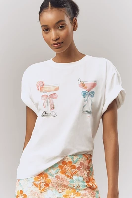 En Saison Mia Oversized Graphic Tee