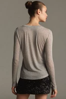 Sanctuary Long-Sleeve Femme Crew Top