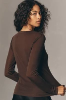 Sanctuary Long-Sleeve Femme Crew Top