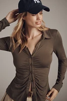 Sanctuary Dreamgirl Long-Sleeve Button-Up Top