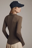 Sanctuary Dreamgirl Long-Sleeve Button-Up Top