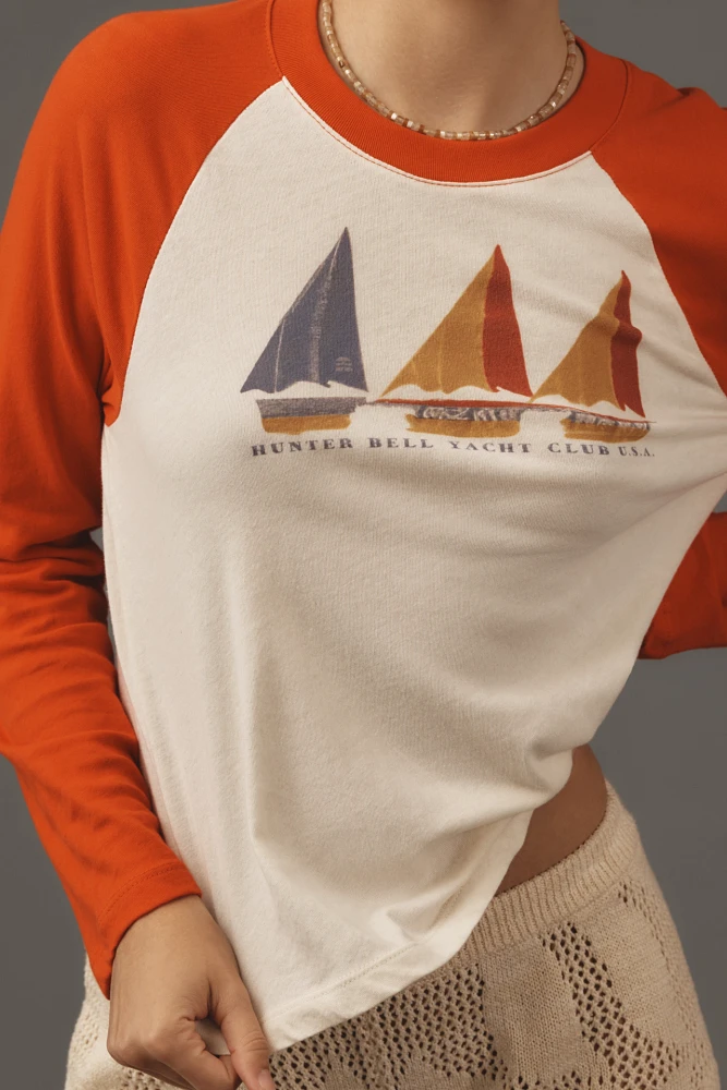 Hunter Bell Yacht Club Raglan Tee