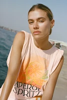 By Anthropologie Aperol Spritz Graphic Tee