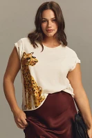 LouLou Avenue Cheetah Graphic Tee