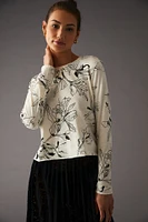 Maeve Long-Sleeve Printed Tee