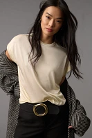 By Anthropologie Silky Shimmer Tee