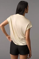 By Anthropologie Silky Shimmer Tee