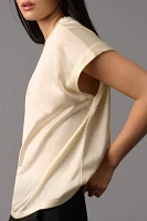 By Anthropologie Silky Shimmer Tee