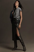 By Anthropologie Silky Shimmer Tee