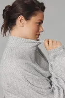Pilcro Cozy Ribbed Turtleneck Batwing Pullover