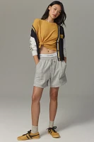 The Bennie Cotton Slub Crew-Neck Slim Tee by Pilcro