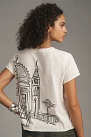 Jordan Nickson x Anthropologie Dreams London Graphic Tee