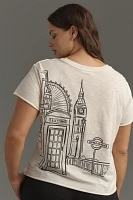 Jordan Nickson x Anthropologie Dreams London Graphic Tee