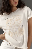 Phthalo Ruth x Anthropologie Eat Bread Graphic Tee