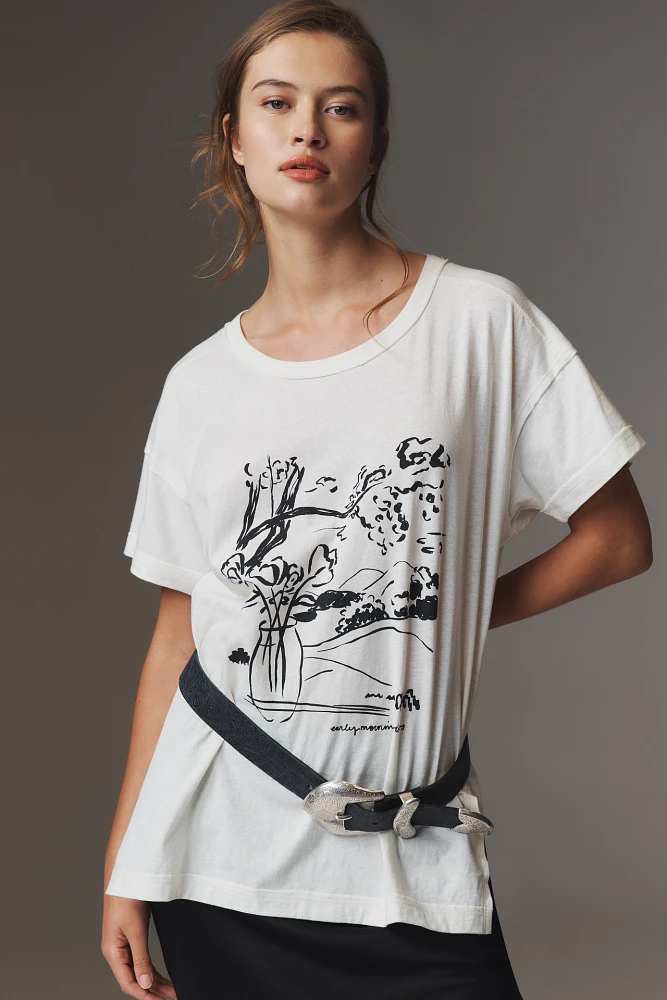 By Anthropologie Morning Views Graphic Tee