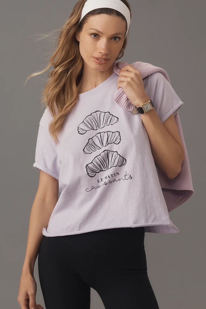 Jordan Nickson x Anthropologie Croissant Graphic Tee