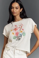 Phthalo Ruth x Anthropologie Floral Graphic Tee