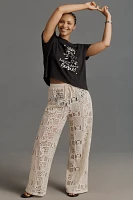 Olivia Sewell x Anthropologie Days of the Week Drinks Graphic Tee