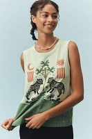 Real Fun, Wow! x Anthropologie Graphic Muscle Tee