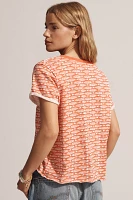 The Caitlin Boxy Tee by Maeve: Geo Printed Edition
