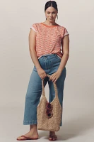 The Caitlin Boxy Tee by Maeve: Geo Printed Edition
