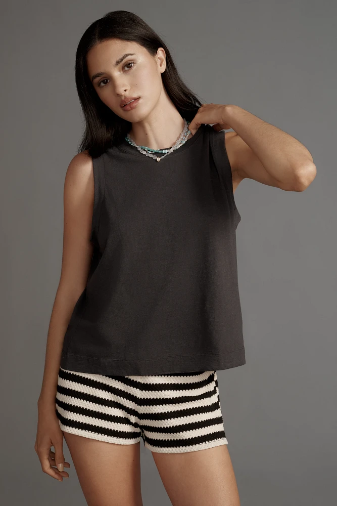Samantha Johnson Fish Graphic Muscle Tee