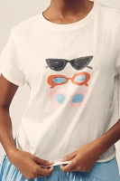Phthalo Ruth x Anthropologie Sunglasses Graphic Tee