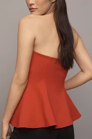 By Anthropologie Strapless Hourglass Bandeau Top