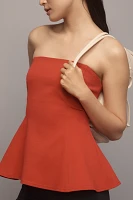 By Anthropologie Strapless Hourglass Bandeau Top