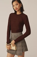 rag & bone Julia Long-Sleeve Textured Tee