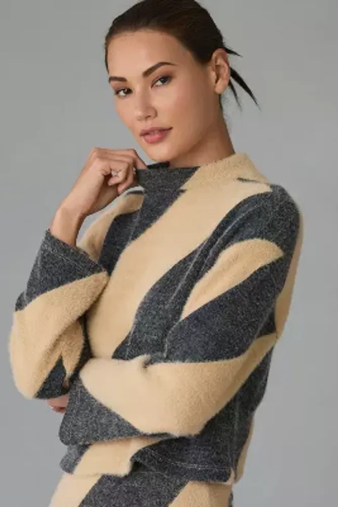 Maeve Plush V-Neck Sweater