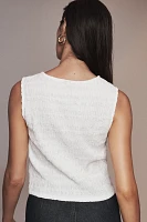 By Anthropologie Front-Tie Tank Top
