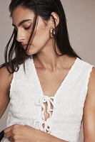 By Anthropologie Front-Tie Tank Top