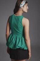 Maeve Bubble Peplum Tank