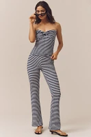 By Anthropologie Striped Twist Tube Top