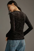 Scotch & Soda Burn Out Long-Sleeve Top