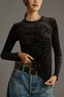 Scotch & Soda Burn Out Long-Sleeve Top