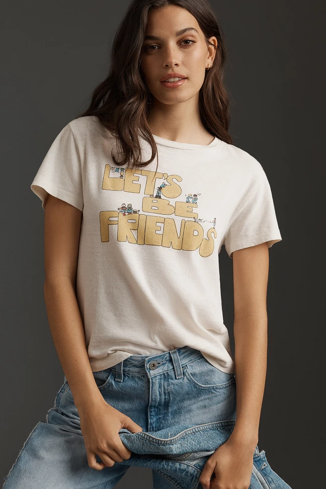 RE/DONE Let's Be Friends Graphic Tee